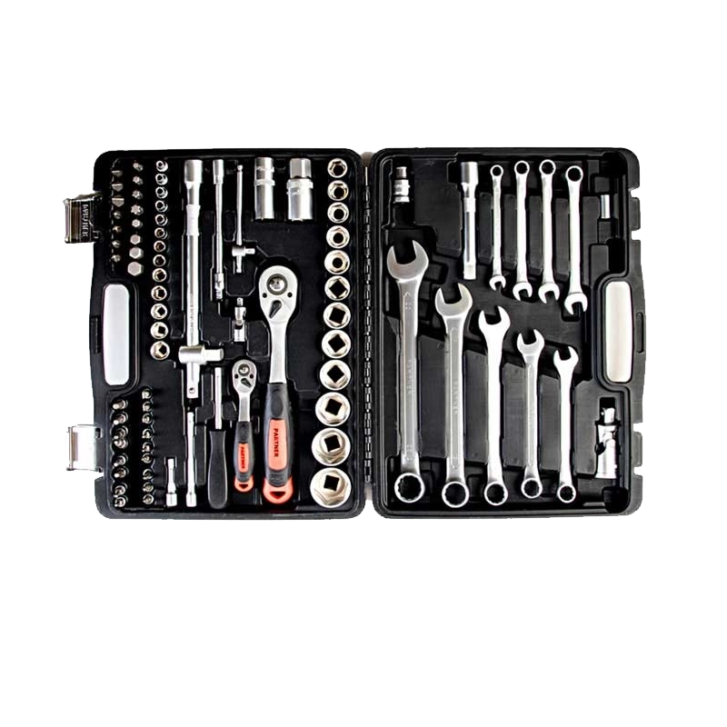 جعبه ابزار آچار و بکس 82 پارچه برند...