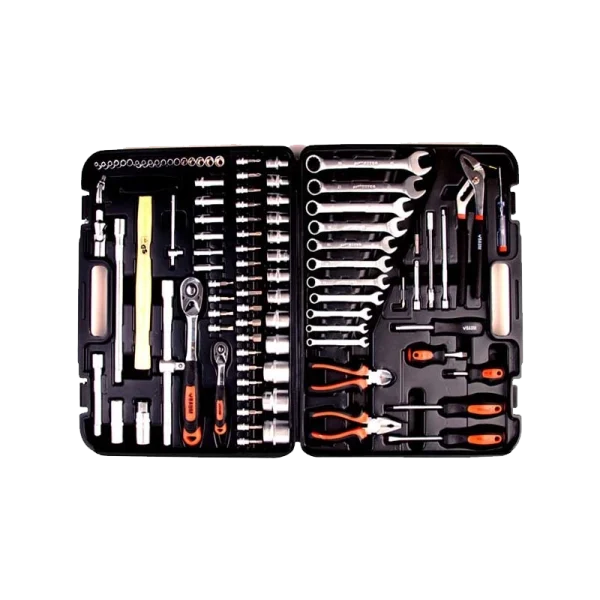 جعبه ابزار ۹۹ پارچه بکس و آچار برند BAUM AUTO