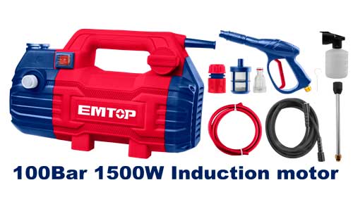 کارواش موتوری 100بار ام تاپ EMTOP مدل EM-ECW-EHPW1501