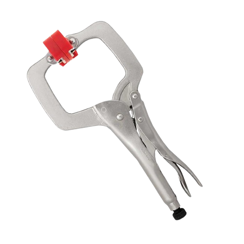 انبرقفلی C شکل هماهنگ شونده با پد پلاستیکی ایران پتک سایز 11 in